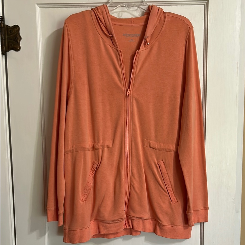 Soft Surroundings Coral Jacket